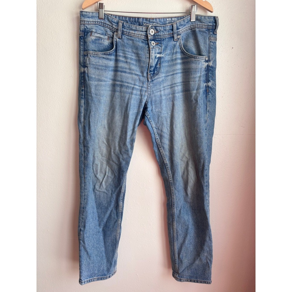 Marc OPolo MOD THEDA Cropped Boyfriend Fit Jeans W31 L34  Light‎ Wash Denim